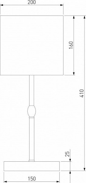 Настольная лампа декоративная Eurosvet Notturno 01162/1 черный в Салехарде - salekhard.mebel24.online | фото 4