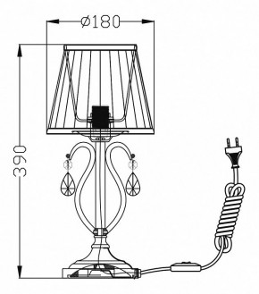 Настольная лампа декоративная Maytoni Brionia ARM172-01-G в Салехарде - salekhard.mebel24.online | фото 2