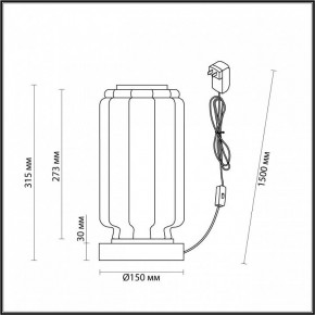 Настольная лампа декоративная Odeon Light Jam 5409/10TL в Салехарде - salekhard.mebel24.online | фото 4