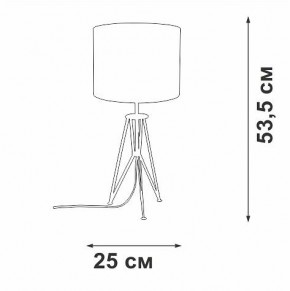 Настольная лампа декоративная Vitaluce V2834 V2834-1/1L в Салехарде - salekhard.mebel24.online | фото 2