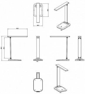 Настольная лампа офисная Arte Lamp London A5124LT-1BK в Салехарде - salekhard.mebel24.online | фото 2