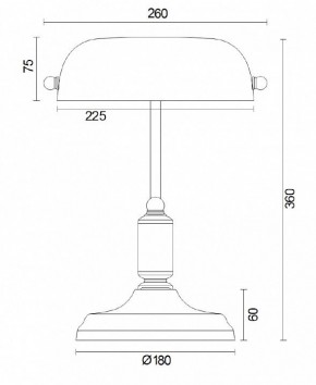 Настольная лампа офисная Maytoni Kiwi Z153-TL-01-BS в Салехарде - salekhard.mebel24.online | фото 2