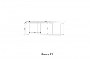 НИКОЛЬ 23.1 Антресоль в Салехарде - salekhard.mebel24.online | фото 2