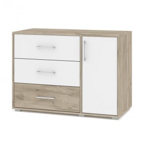 ОЛИВИЯ О63 Комод (дуб серый/белый) в Салехарде - salekhard.mebel24.online | фото