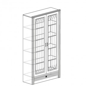 ОРЛЕАН Гостиная (модульная) серый в Салехарде - salekhard.mebel24.online | фото 3