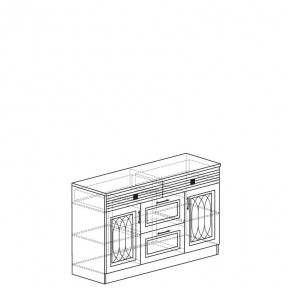 ОРЛЕАН Гостиная (модульная) серый в Салехарде - salekhard.mebel24.online | фото 9