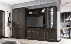 ОРЛЕАН Гостиная (модульная) ясень темный в Салехарде - salekhard.mebel24.online | фото 1