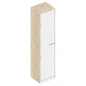 Пенал 1-ств с полками и вешалкой "Милана" в Салехарде - salekhard.mebel24.online | фото