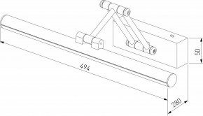 Подсветка для картины Elektrostandard Monza a064138 в Салехарде - salekhard.mebel24.online | фото 4