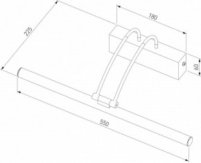 Подсветка для зеркала Elektrostandard Simple a063695 в Салехарде - salekhard.mebel24.online | фото 3