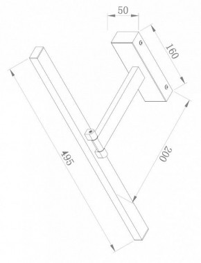 Подсветка для зеркала Maytoni Bris MIR008WL-L12B4K в Салехарде - salekhard.mebel24.online | фото 3