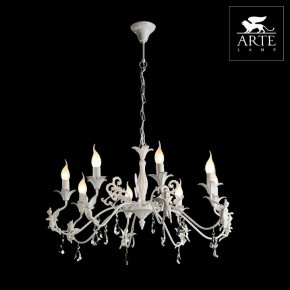 Подвесная люстра Arte Lamp Angelina A5349LM-8WH в Салехарде - salekhard.mebel24.online | фото 2