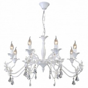 Подвесная люстра Arte Lamp Angelina A5349LM-8WH в Салехарде - salekhard.mebel24.online | фото 3