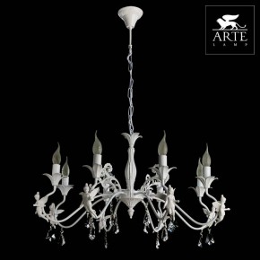 Подвесная люстра Arte Lamp Angelina A5349LM-8WH в Салехарде - salekhard.mebel24.online | фото 4