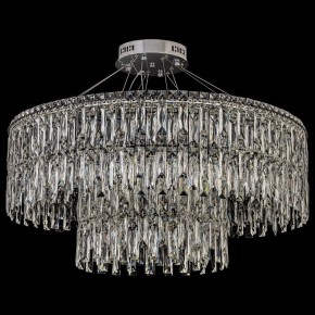 Подвесная люстра Arti Lampadari Ovindoli Nickel Ovindoli L 1.5.80+40.100 N в Салехарде - salekhard.mebel24.online | фото 3