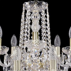 Подвесная люстра Bohemia Ivele Crystal 1402 1402/10+5/195/2d/G в Салехарде - salekhard.mebel24.online | фото 4
