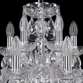 Подвесная люстра Bohemia Ivele Crystal 1402 1402/12+6/240/Ni в Салехарде - salekhard.mebel24.online | фото 4