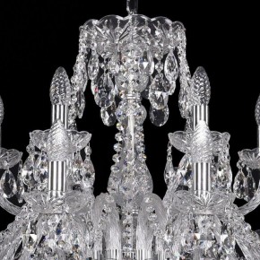 Подвесная люстра Bohemia Ivele Crystal 1411 1411/12+6/300/Ni в Салехарде - salekhard.mebel24.online | фото 4