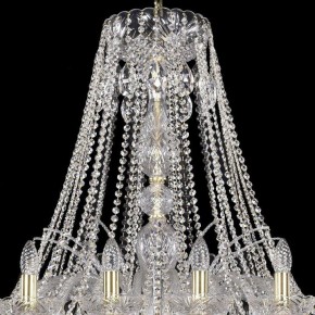 Подвесная люстра Bohemia Ivele Crystal 1411 1411/24/460/G в Салехарде - salekhard.mebel24.online | фото 4