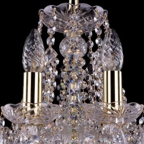 Подвесная люстра Bohemia Ivele Crystal 1413 1413/10/165/G/Leafs в Салехарде - salekhard.mebel24.online | фото 4