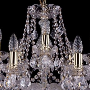 Подвесная люстра Bohemia Ivele Crystal 1413 1413/10+5/300/G/Leafs в Салехарде - salekhard.mebel24.online | фото 4