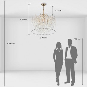 Подвесная люстра De City Бриз 38 111016006 в Салехарде - salekhard.mebel24.online | фото 8