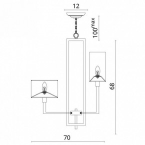 Подвесная люстра Divinare Porta 5933/01 LM-8 в Салехарде - salekhard.mebel24.online | фото 5