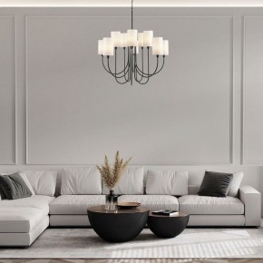 Подвесная люстра Eurosvet Abbey 60164/10 черный в Салехарде - salekhard.mebel24.online | фото 4