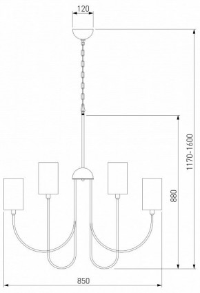 Подвесная люстра Eurosvet Abbey 60164/10 никель в Салехарде - salekhard.mebel24.online | фото 3