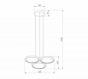 Подвесная люстра Eurosvet Crespella 90034/3 золото в Салехарде - salekhard.mebel24.online | фото 5