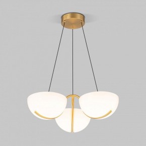 Подвесная люстра Eurosvet Emisfero 50083/3 LED золото в Салехарде - salekhard.mebel24.online | фото 2