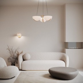 Подвесная люстра Eurosvet Emisfero 50083/3 LED золото в Салехарде - salekhard.mebel24.online | фото 4