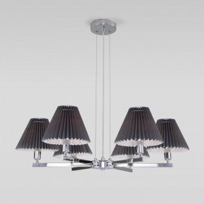 Подвесная люстра Eurosvet Peony 60136/6 хром/графит в Салехарде - salekhard.mebel24.online | фото 2