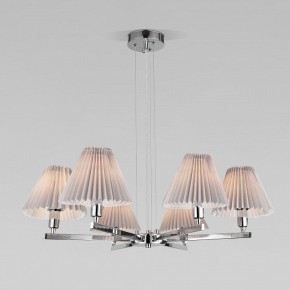 Подвесная люстра Eurosvet Peony 60136/6 хром/серый в Салехарде - salekhard.mebel24.online | фото 3