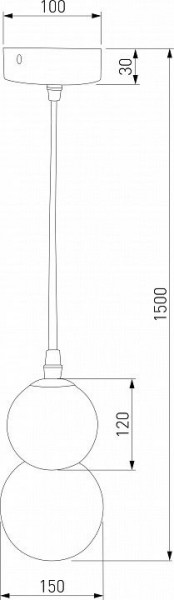 Подвесная люстра Eurosvet Polar 50251/1 LED белый в Салехарде - salekhard.mebel24.online | фото 3