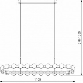 Подвесная люстра Eurosvet Tapioca 90332/26 черный в Салехарде - salekhard.mebel24.online | фото 5