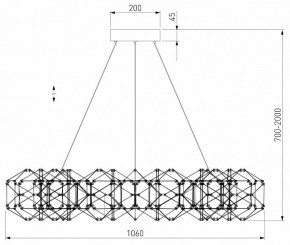 Подвесная люстра Eurosvet Uma 90369/15 медь в Салехарде - salekhard.mebel24.online | фото 4