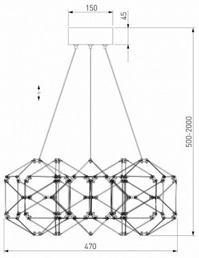 Подвесная люстра Eurosvet Uma 90369/5 черный жемчуг в Салехарде - salekhard.mebel24.online | фото 3