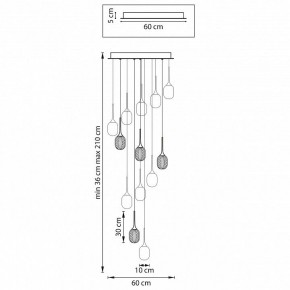 Подвесная люстра Lightstar Acrile 738131 в Салехарде - salekhard.mebel24.online | фото 7