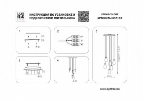Подвесная люстра Lightstar Colore 805169 в Салехарде - salekhard.mebel24.online | фото 3