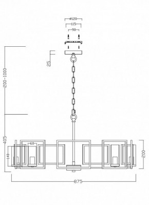 Подвесная люстра Maytoni Bowi H009PL-08G в Салехарде - salekhard.mebel24.online | фото 4
