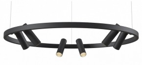 Подвесная люстра Maytoni Halo MOD102PL-L42BK в Салехарде - salekhard.mebel24.online | фото