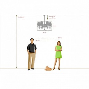 Подвесная люстра MW-Light Эллегия 8 303012708 в Салехарде - salekhard.mebel24.online | фото 11