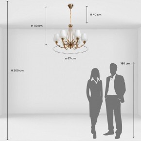 Подвесная люстра MW-Light Палермо 27 386017706 в Салехарде - salekhard.mebel24.online | фото 8