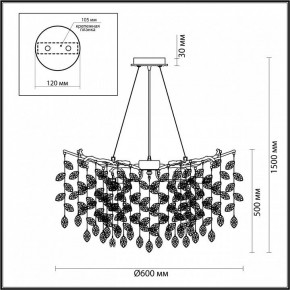 Подвесная люстра Odeon Light Delica 4969/10 в Салехарде - salekhard.mebel24.online | фото 5