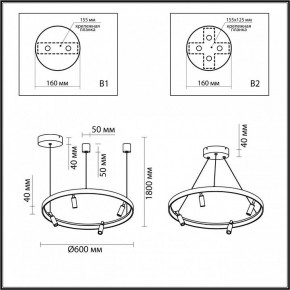 Подвесная люстра Odeon Light Fonda 4317/58L в Салехарде - salekhard.mebel24.online | фото 6