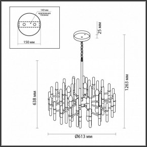 Подвесная люстра Odeon Light Stika 4988/10 в Салехарде - salekhard.mebel24.online | фото 7