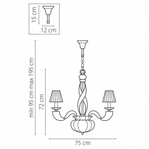 Подвесная люстра Osgona Alveare 702104 в Салехарде - salekhard.mebel24.online | фото 4