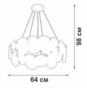 Подвесная люстра Vitaluce V5801 V5801-8/6S в Салехарде - salekhard.mebel24.online | фото 7