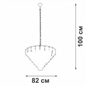 Подвесная люстра Vitaluce V58340 V58340-8/25 в Салехарде - salekhard.mebel24.online | фото 3